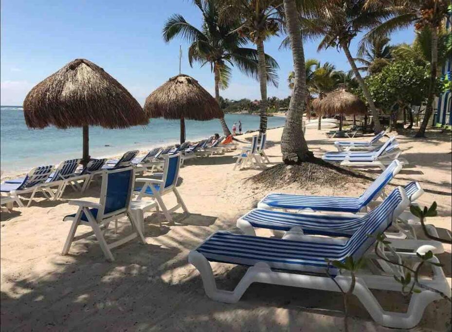 Beachfront Akumal Half Moon Bay المظهر الخارجي الصورة