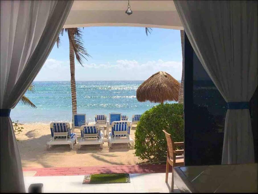Beachfront Akumal Half Moon Bay المظهر الخارجي الصورة